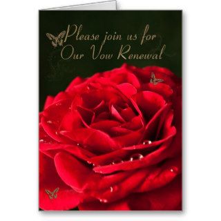 Invitation to a Vow Renewal Card