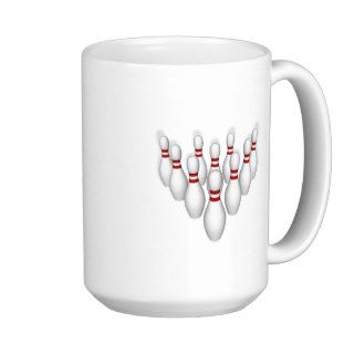 Bowling Pins 3D Model Mugs