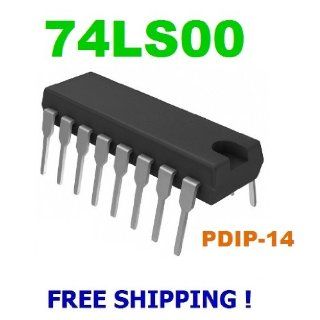 10 pcs of 74LS00 SN74LS00N 7400 Quad 2 Input NAND Gate IC / Integrated Circuit    Nand Logic Gates
