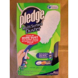 Pledge Duster Plus Kit, kit includes One handle and 2 duster refills   Cleaning Dusters