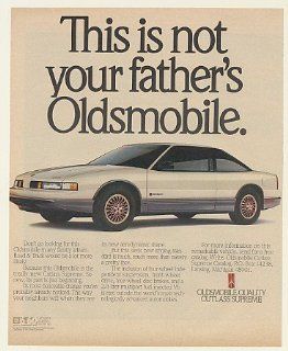 1988 Not Your Father's Oldsmobile Cutlass Supreme Print Ad (49142)  