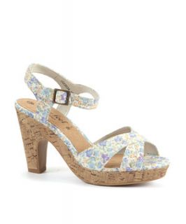 Wide Fit Ditsy Floral Print Sandals