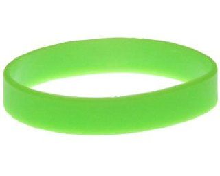 Plain Green Silicone Wristband  Sports Wristbands  Sports & Outdoors