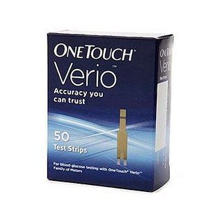 One Touch Verio IQ Gold Test Strips   50ct Health & Personal Care