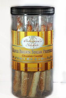 Shakespeare's Chocolate Maple Flavored Pretzels  Candy And Chocolate Covered Pretzel Snacks  Grocery & Gourmet Food