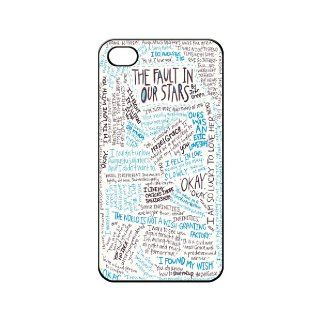 The Fault in Our Stars Okay Hard Back Shell Case Cover Skin for Iphone 4 4g 4s Cases   Black/white/clear Books