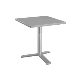Euromobilia 24 Inch Square Grey Top Dining Table  