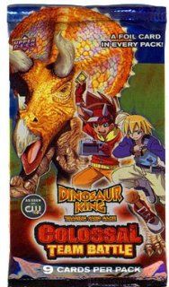 Dinosaur King Trading Card Game Series 2 Colossal Team Battle Booster Pack Toys & Games