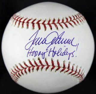 METS TOM SEAVER "HAPPY HOLIDAYS" SIGNED AUTHENTIC OML BASEBALL MLB #BB183778 at 's Sports Collectibles Store