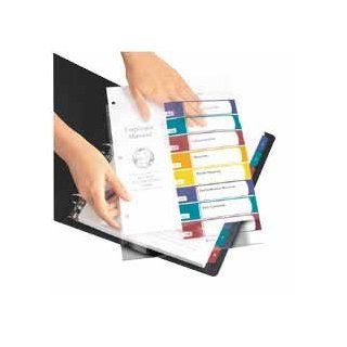 Ready Index Easy Edit Contents Dividers, Title 1 5, Letter, Multicolor, 6 Sets 