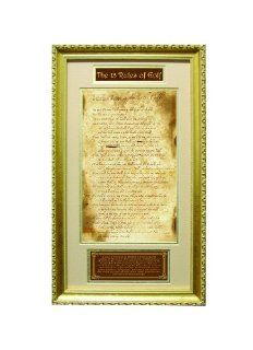 Steiner Sports Framed "The Original 13 Rules of Golf"  Sports Related Collectibles  Sports & Outdoors