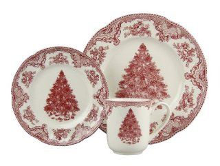 Johnson Brothers Old Britain Castles 12 Piece Holiday Dinnerware Set, Service for 4 Kitchen & Dining