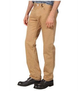 Levis Made Crafted Ruler Straight Leg Jean In Khaki Selvedge
