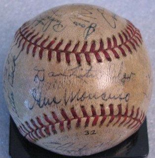 Chuck Klein Autographed Baseball   Others Hall Of Famers 22 Sigs S12778   PSA/DNA Certified at 's Sports Collectibles Store