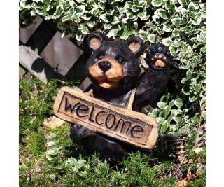 Solar Welcome Bear (Outside Ornaments) (Decorative Solar) 