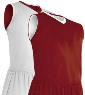 Reversible Clutch Z Cloth Custom Basketball Jerseys Outside CHARCOAL, Inside WHITE YM  Basketball Equipment  Sports & Outdoors