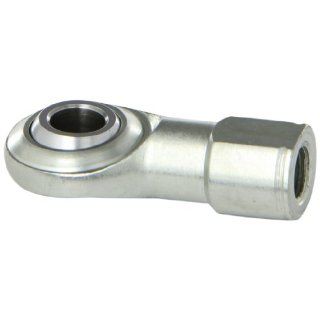 Sealmaster CFFL 8 Rod End Bearing, Two Piece, Commercial, Non Relubricatable, Female Shank, Left Hand Thread, 1/2" 20 Shank Thread Size, 1/2" Bore, �6 degrees Misalignment Angle, 5/8" Length Through Bore, 1 5/16" Overall Head Width, 1.0