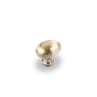 Jeffery Alexander By Hardware Resources 3990ab 1 3/16 Overall Length Zinc Die Cast Football Knob In Antique Brass   Cabinet And Furniture Knobs  