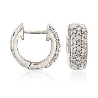.25 ct. t.w. Diamond Huggie Hoop Earrings Jewelry