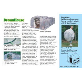 Flower House FHDH500 DreamHouse Walk In Greenhouse  Free Standing Greenhouses  Patio, Lawn & Garden