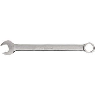 Martin 1196 Forged Alloy Steel 2 1/2" Opening Offset 15 Degree Angle Long Pattern Combination Wrench, 12 Points, 31" Overall Length, Chrome Finish