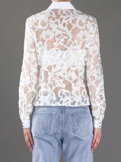 Pinko Lace Button Down Shirt   Eraldo