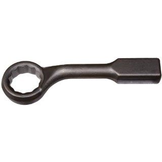 Martin 8816C Forged Alloy Steel 2 7/8" Opening 45 Degree Offset Striking Face Box Wrench, 12 Points, 16" Overall Length, Industrial Black Finish Box End Wrenches