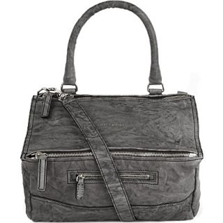 GIVENCHY   Pandora medium washed leather satchel
