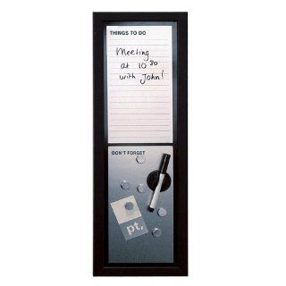 Present Time Magnetic Dry Erase Memo Board   Dry Erase Whiteboard