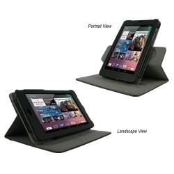 rooCASE 3n1 Dual View Leather Case Cover Stylus Screen Protectors for Google Nexus 7 Tablet rooCASE e Book Reader Accessories