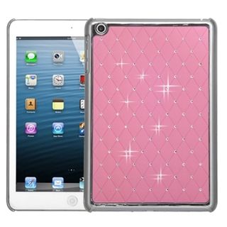BasAcc Pink/ Silver Lattice Diamond Case for Apple iPad Mini BasAcc iPad Accessories