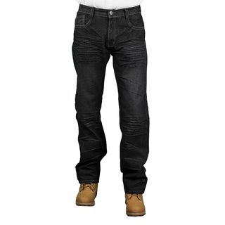MO7 Men's Black Modern Straight Fit Fashion Jeans MO7 Jeans & Denim