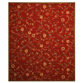 EORC Euro Home OS560 Red Rug (3'11 x 5'3) EORC 3x5   4x6 Rugs