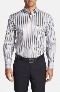Façonnable Classique Fit Awning Stripe Sport Shirt