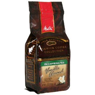 Melitta Vanilla Almond Decaffeinated Ground Coffee, 1.75 Ounce Brick (Pack of 24)  Grocery & Gourmet Food