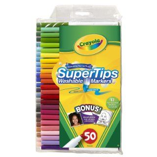 Crayola 50ct Washable Super Tips with Silly Scents Toys & Games
