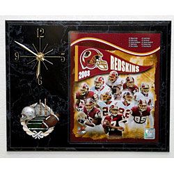 2008 Washington Redskins Picture Clock Football