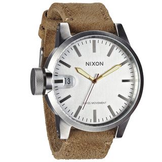 Nixon Men's 'Chronicle' Desert Suede Strap Watch Nixon Men's Nixon Watches