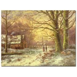 John Grimshaw 'South Side of Rydal Water' Museum Masters Canvas Art Trademark Fine Art Canvas