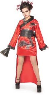 Preteen Dragon Lady Geisha Costume (Size Small 0 2) Clothing