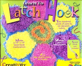 Creativity for kids Learn To Latch Hook (Design and Learning Kit)