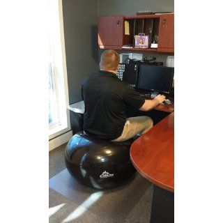 2000lbs Anti Burst Exercise Stability Ball with Pump  Sports & Outdoors