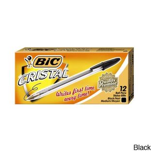 Bic Cristal Ballpoint Pens (Pack of 12) BIC Other Colors