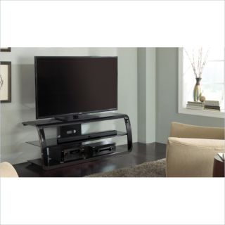 Bello Versatile 60" TV Stand in Two tone Black Finish   PVS4264