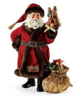 2013 Enesco Clothtique Possible Dreams *Holy Family* Santa Holds the Holy Family  Collectible Figurines  