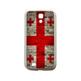 Georgia Brick Wall Flag Samsung Galaxy S4 White Silcone Case   Provides Great Protection Cell Phones & Accessories