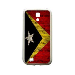 East Timor Brick Wall Flag Samsung Galaxy S4 White Silcone Case   Provides Great Protection Cell Phones & Accessories
