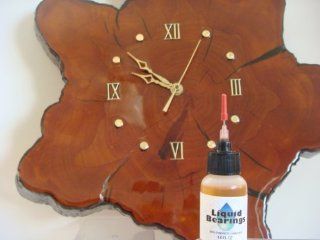 Liquid Bearings, 100% synthetic oil for all Clocks, Provides Superior Lubrication, Also Inhibits Corrosion  Sports Fan Wall Clocks  Sports & Outdoors