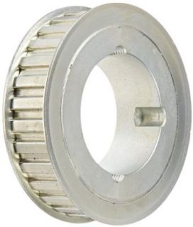 Gates TL30H100 PowerGrip Gray Iron Timing Pulley, 1/2" Pitch, 30 Groove, 4.775" Pitch Diameter, 1/2" to 2 1/8" Bore Range, For 3/4" and 1" Width Belt