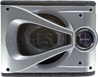 Infinity Reference 1220se Single 12 Inch Preloaded Enclosure with Slipstream Port (Silver/Black)  Infinity Subwoofer 